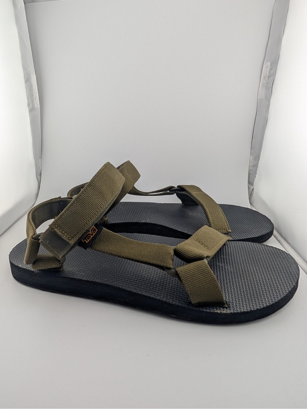 Teva Men's Size 11 Original Universal Sandals Olive Green Nylon Straps